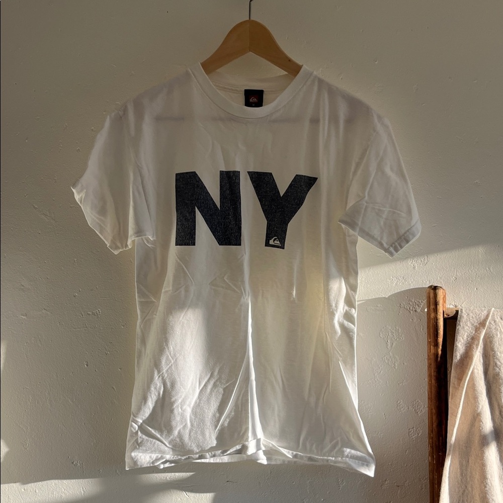 Quiksilver White Logo T-Shirt